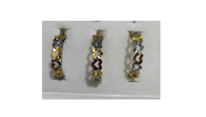 গোল্ড প্লেটেড ফিঙ্গার রিং PER PICES