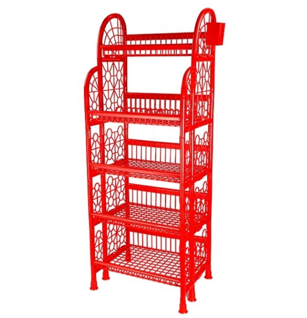 5 Step Prm Kitchen Rack - Red