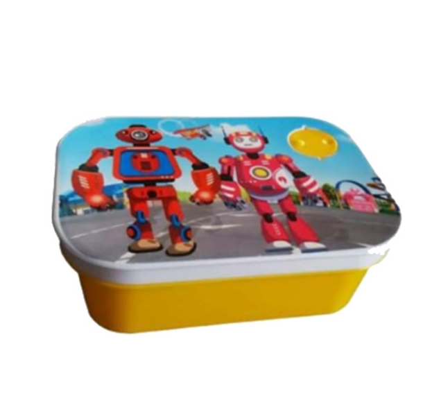 Smiley Tiffin Box-Yellow