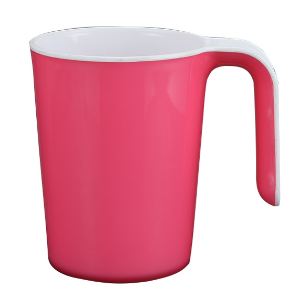 Two Color Beauty Mug-White & Tr-Pink