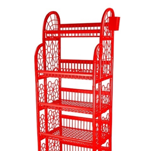 4 Step Prm Kitchen Rack - Red